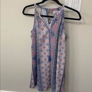 Pink rose dress